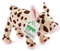 Zappi Co 100% Recyceltes Plüsch Geflecktes Schwein (17cm Länge) Gefüllte Weiche Kuschelige Öko-Freundliche Tiersammlung Für Neugeborenes Kind Erstes Kind