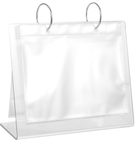 GRIRIW Acryl Fotoalbum Tischständer Fotoanzeige Halter für Hochzeits- Abschluss Reisebilder Langlebig und Praktisch für Schreibtisch oder