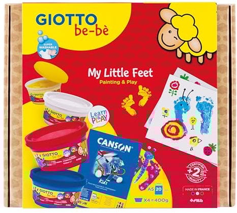 GIOTTO be-bè - Set gouache au doigt My Little Feet