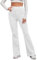 NAFING Damen Thermo Bootcut Yogahose Bauchkontrolle Slim Fit Leggings Sporthose Freizeit Jazzpants Yoga Pants Stretch Freizeithose Für Sport High Waist Tanz Flared