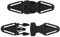 2 Anti Escape Car Seat Safety Clip, Automotive Children Seats Secure Lock Adjustable Child Safety Chest Strap to Prevent Kids Taking Their Arms Out for Home Outdoor High Chairs Strollers