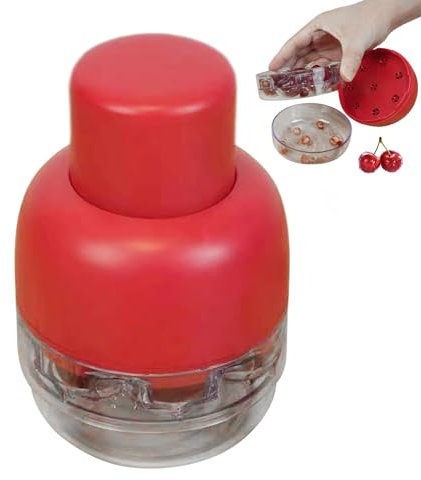 Snocciolatore per ciliegie a 8 fori per uso alimentare, gadget da cucina, robot da frutta, portatile, strumento multi snocciolatore per ciliegie multiple