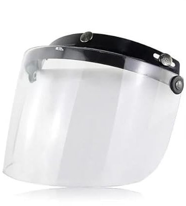 EVURU Helmlinsen-Visier-Ersatz Für AGV K5 K5S K3SV K1 Motorradhelmlinse Pinlock Anti-Scratch-Schild Motorradzubehör Brille Moto Helmvisier(Transparent)