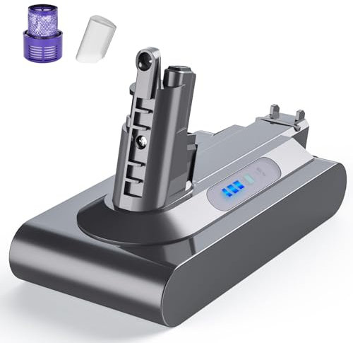 Batteria Dyson V10 SV12 FLYLINKTECH 6000mAh Dyson V10 SV12 batteria per Cyclone V10 Animal V10 Absolute V10 Motorhead V10 Fluffy Aspirapolvere