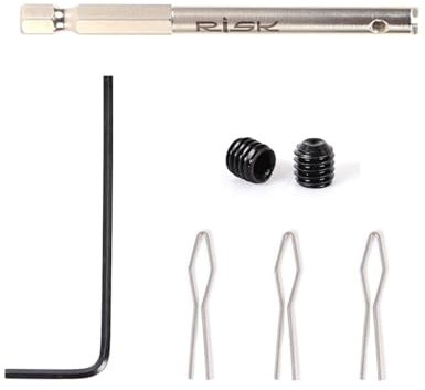 Xvilmaun Juego de Llaves para radios de Bicicleta,Llave para radios de llanta de Bicicleta - Kit de Destornilladores para radios de llanta de Bicicleta,Destornillador de reparación de radios de Rueda