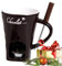 Set di tazze per fonduta di cioccolato - Tazza personale per fonduta di cioccolato | Set di tazze scaldamani al cioccolato da 130 ml, scaldaburro multiuso con forchetta per fonduta