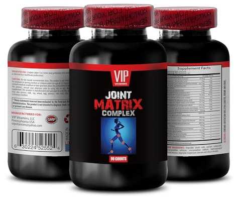 Joint Support Supplement - Yucca Extract, Joint Care Capsules, MSM, Joint Wellness Formula, Joint Supplements for Men, Glucosmine sulfate, B-2, Plant-Based Joint Support, Manganese 1Bot
