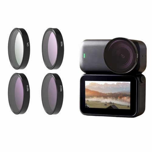 ND Polarisationsfilter Set für DJI Osmo-Nano, UV-/CPL-/ND8-, ND16-/ND32-/ND64-, Star-/Night-Filter, multifunktionaler Graufilter und CPL Filter Polfilter, Action Kamera Zubehör(B)