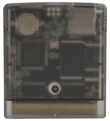 Fafeims Spielvideo mit Integrierter 8G-Speicherkarte für Gameboy, Stabilität und Sichere Speicherung, Geeignet für Mehrere Game-MAPPER, für Retro-Gaming-Enthusiasten (Transparentes Schwarz)