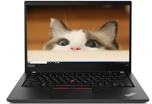 Lenovo Thinkpad T490 Business Laptop Notebook 14 (1366x768), Intel Core i5-8365U, 8 GB RAM, SSD da 256 GB, tastiera US QWERTY Windows 11 Pro (ricondizionato)