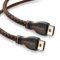 Legit Wire 10 ft 4K High Speed HDMI Cable - 18Gbps HDMI 2.0 (4K @ 60hz HDR UHD 4:4:4 Chroma) - Ethernet - Locking Head - Deep Color Ultra HD with ARC, 3D, HDCP 2.2, 28AWG, Gold Plated