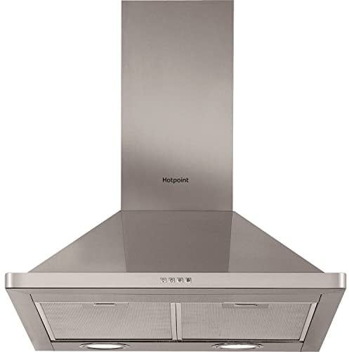 Hotpoint PHPN6.5FLMX 60cm Chimney Cooker Hood - Stainless Steel