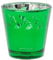 Yankee Traditional Christmas Votive Tealight Candle Holder - Holly Leaf Mercury Glass Effect Xmas Party Decoration Gift Festive - 1 Green Candle Holder