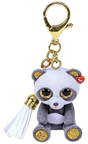 TY - Mini Boo's Clip Panda Chi, Porte-Clés - 9 CM