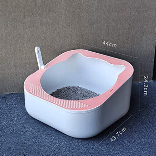 Katzenstreu, überdachte Katzentoilette, hat eine obere Öffnung für eine schnelle und einfache Reinigung, ein geräumiges Interieur, ideal für sehr große Katzen, eine leicht zu reinigende Toilette