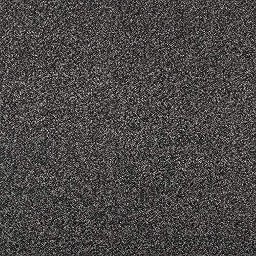 247Floors Budget Saxony Carpet 8mm Flecked Stain Resistant Hard Wearing Feltback (Dark Grey, 2m x 5m)