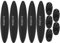 Mutuer Fishing Float 5Pcs Tragbare Eva Catfish Floats und Bell Fishing Zubehör High Strength Black(20g)