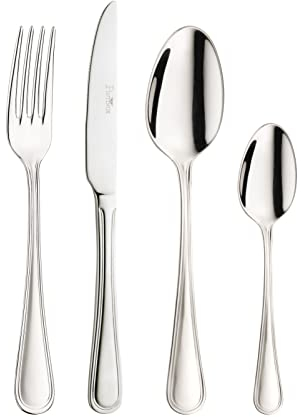 Pintinox 24-teiliges Besteckset aus Edelstahl, nickelfrei, Serie Newport (6 Personen)