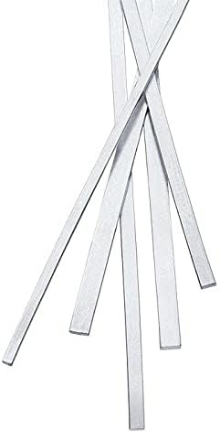 CRAFT WIRE - Filo piatto rettangolare in argento sterling 925, 6 x 2 mm, morbido e fabbricato negli Stati Uniti