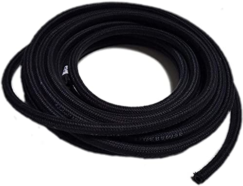 VE-INDUSTRIES 5 Meter Schlauch Kraftstoffschlauch Benzinschlauch Dieselschlauch DIN 73379-B mit Textilumflechtung Wasser, Benzin, Öl (Innendurchmesser 3,2mm)