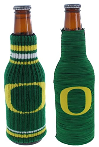 College Team Color Logo Dosen- und Flaschenhalter Isolator Getränkekühler Set (Oregon) Enten - Krazy Active