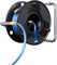 Avvolgitubo Anti Torsione con Tubo Flessibile per Aria Compressa da 20 Metri, Made in Austria, Brennenstuhl 1127010010, Tubo, 6/12mm, Avvolgitubo Robusto con Supporti per Montaggio a Parete, Nero/Blu