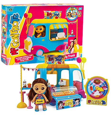 Giochi Preziosi Me Contro Te - Party Truck Playset Gelateria E Fast Food Con Sofi E Tanti Accessori Inclusi, Per Bambine A Partire Da 3 Anni, MEC97000,, Multicolore