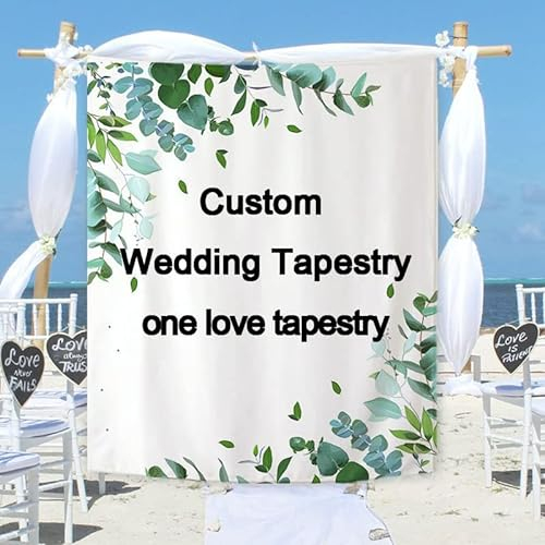 guk personalisierte wandbehang wandteppich,benutzerdefiniertes Bild, Custom Customized Wall Tapestry,Dekorativer Wandteppich für die Hochzeit,Banner selbst gestalten (40X28 in(100 * 70cm))