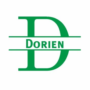 Türaufkleber mit Namen - Dorien - Grün