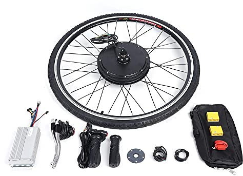 YISSALE E-Bike Vorderrad Conversion Kit Elektrofahrrad Umbausatz 28 Zoll 36V 500W für Vorderrad