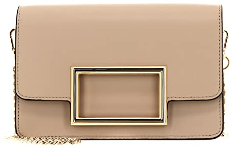 Seidenfelt Manufaktur Damen Umhängetasche Bjerre beige/gold One Size