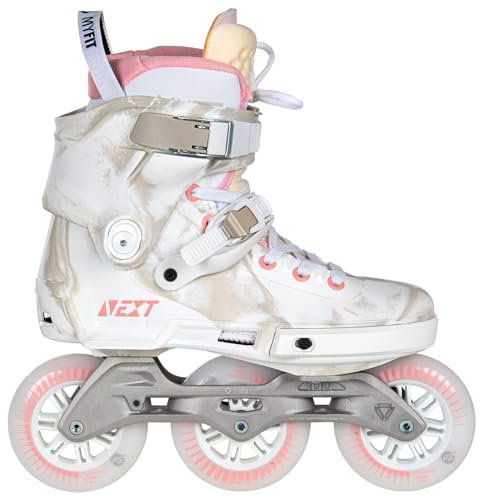 Powerslide Inline Skate Next Marble Pink 100, für Urban und Fitness, für Damen und Herren