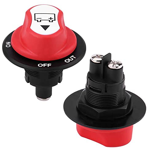 zalati Interruttore Batteria Auto 50A Isolatore Interruttore di disconnessione Interruttore Principale per Auto Camion Barca Yacht Caravan Moto Automobile