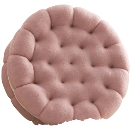 RINDE Sitzkissen Emulation Sandwich Cookie Hocker Ass Kissen Stuhl Boden Tatami Pad Büro Sedentary Plus Dicke Matte Für Büro Nap-Rosa