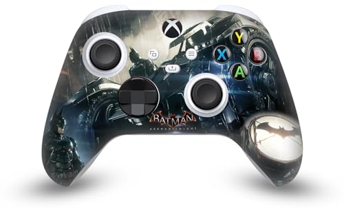 Head Case Designs Offizielle Batman Arkham Knight Batman Grafiken Vinyl Haut Gaming Aufkleber Abziehbild Abdeckung kompatibel mit Xbox Series X/S Controller