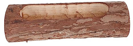 DIKACA 1pieza Maceta De Madera Natural Soporte para Velas Decoración Creativa para Hogar y Jardín para Plantas Suculentas y