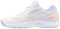 Mizuno Womens Cyclone Speed 4 Netball Shoes White/Purple/Quinc 6 (39)
