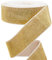 GORGECRAFT 6mx4cm Bande Élastique à Paillettes Dorées Ruban Métallique Extensible Couture Tissée Bobine de Tricot Bandeau pour Travaux Manuels Ceinture Pantalon Sangle de Taille Vêtement