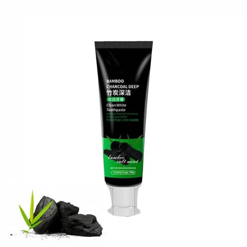 Toothpaste Charcoal, Charcoal Toothpaste Whitening, Activated Charcoal Toothpaste for Teeth Whitening, Fresh Breath & White Teeth (110g, 1)