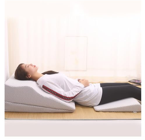 AMUFJJ 10 Raised Pillows for Acid Reflux/Sleep Apnea/Post Surgery, Comfortable Wedge Pillow for Child/Adults/Older People, Widen Pillow Wedges with Removable Cover