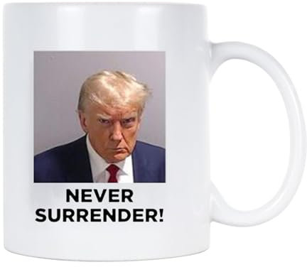 Erice Trump-Kaffeetasse, Trump-Tasse 2024, die Trump-Tasse ist aus Keramik und verblasst nicht, leicht zu tragen, Trump-Tasse für jeden Anlass (C)