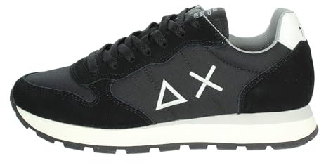 SUN68 Z44101 Sneakers Con Lacci In Tessuto/camoscio Uomo NERO 40