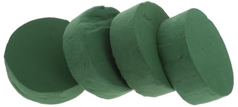 STOBOK 8piezas Bloques Redondos Verdes Para Arreglos De Floral Para Flores y Artificiales Material Para Decoración De Bodas