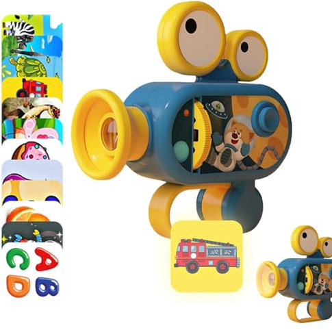Projector Toys for Kids Boys Compact LED Projector Torch Toy | Fun Cognition Bedtime Educational Toy, LED Projector Torch Toy for Boys Girls Kids