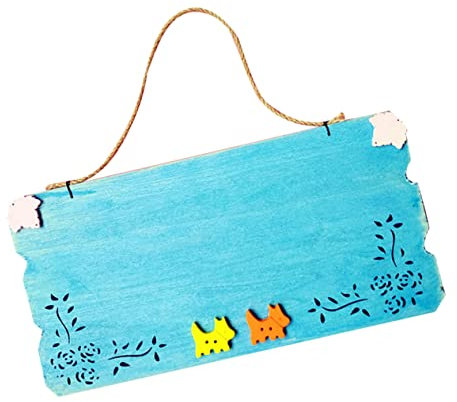 Cabilock Holzschild Blanko Zum Aufhängen Leeres Türschild Personalisiertes Türschild Türplakette Hängende Plakette Für Zuhause Geschäft