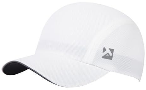 TOP-EX XL/XXL Ponytail Baseballkappe Damen Sommer Atmungsaktiv Kuehl Baseball Caps Uv-Schutz Leicht Tennis Sonnenhut Golf Trekkingg Laufmütze Weiß Mittel