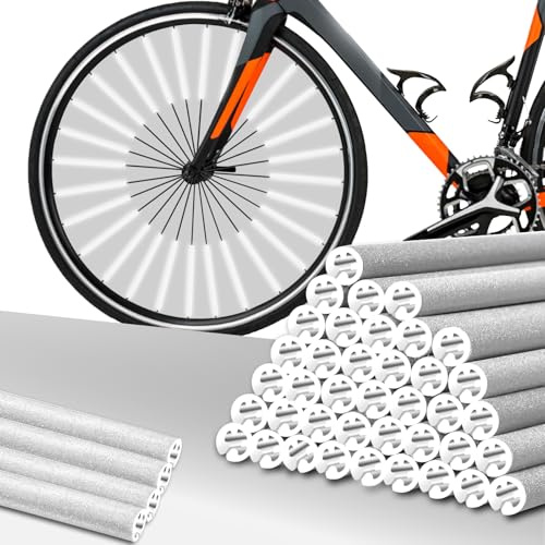 GMUFTIR Speichenreflektoren Fahrrad, 84 Stück Fahrrad Speichenreflektoren Set, 360° Sichtbarkeit Reflektoren Fahrrad, Fahrrad Reflektoren, Katzenaugen Alternative, Einfache Montage