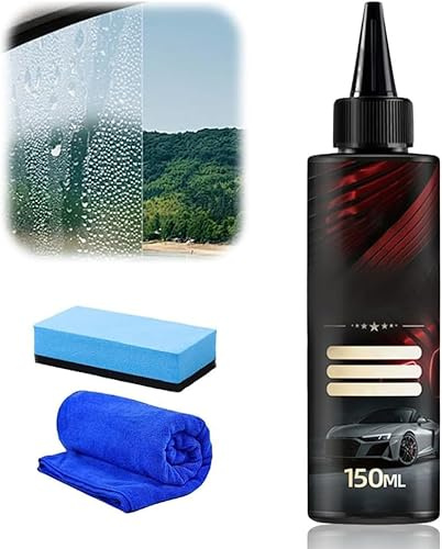 Limpiacristales Coche, Limpiacristales Coche Sin Marcas - Limpia A Fondo Y Evita Los Rayones En El Parabrisas,Limpiaparabrisas Y Tratamiento Antilluvia – Mejora La Visibilidad, Triple Acción (1)