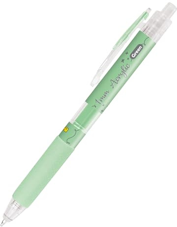 Online Acrylic Liner Grün, 1x I Acrylmarker auf Wasserbasis I Schnelltrocknend auf Holz & Kunststoff – auch als Glasmalstifte oder Steine bemalen I Acrylic Marker, hohe Deckkraft
