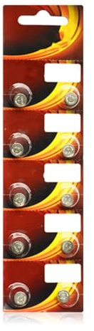 Jazuaiao 10Pieces SR621SW Button Cell Batteries 1.5V AG1 to AG12 for Watches and Small Electronics Long Shelf Life Watch Battery